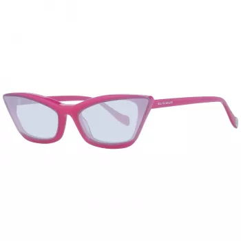 ANA HICKMANN Women's Sunglasses AH9278-64T01 Brown Havana Butterfly Acetate