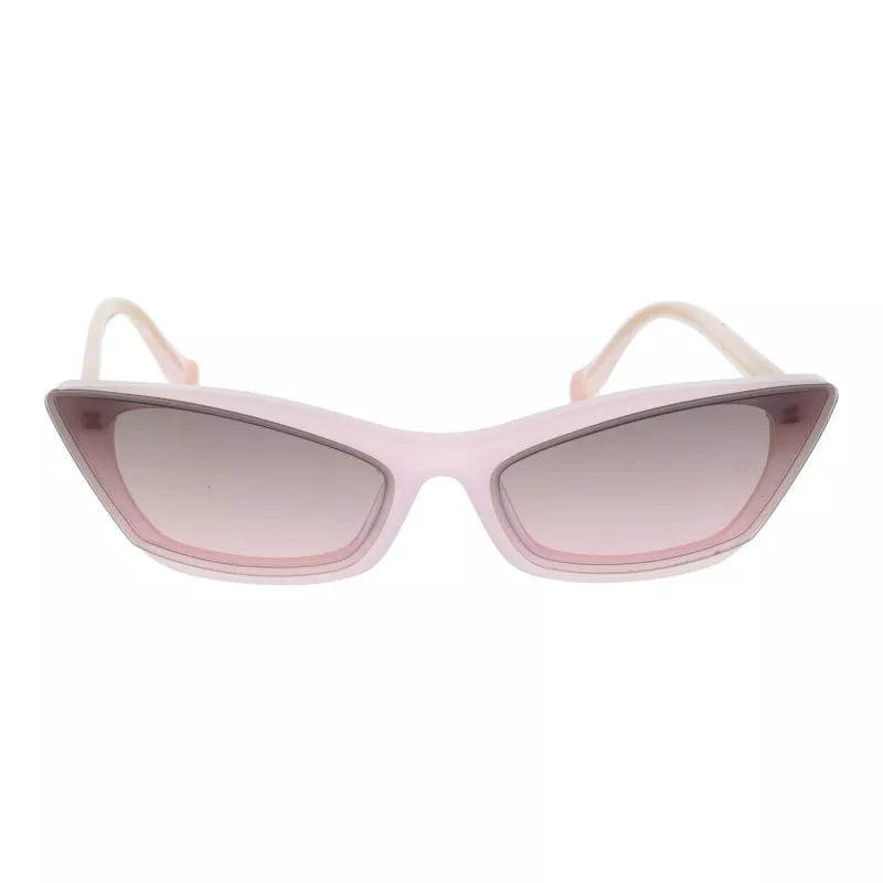 ANA HICKMANN Women's Sunglasses AH9278-64T02 Brown Gradient Acetate 64mm