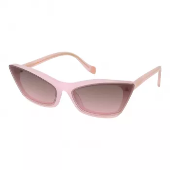ANA HICKMANN Women's Sunglasses AH9278-64T02 Brown Gradient Acetate 64mm