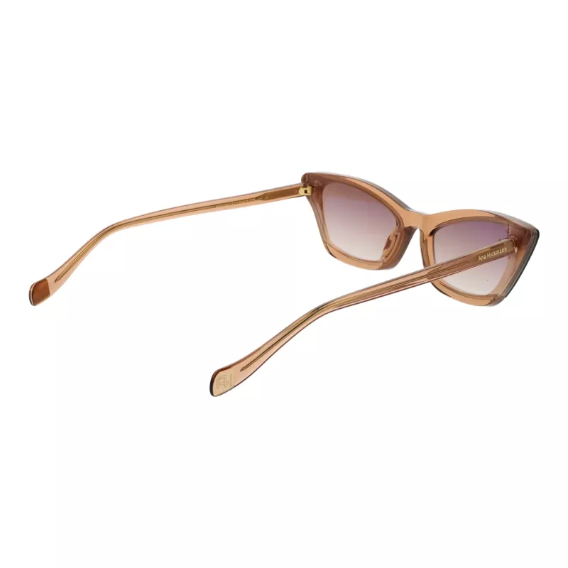ANA HICKMANN Women's Sunglasses AH9278-64T03 Gold/Brown Gradient Butterfly Metal Frame