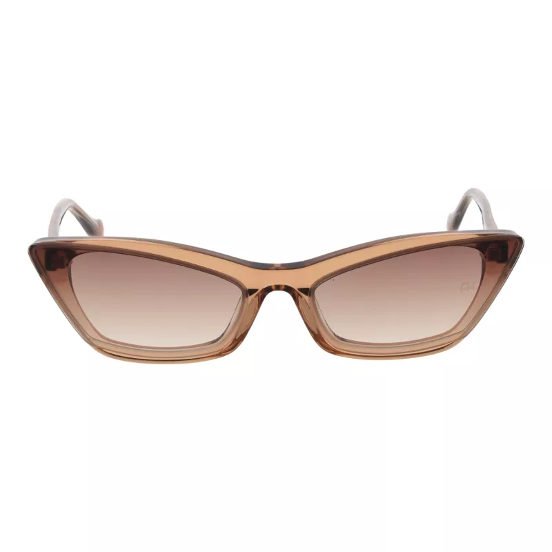 ANA HICKMANN Women's Sunglasses AH9278-64T03 Gold/Brown Gradient Butterfly Metal Frame