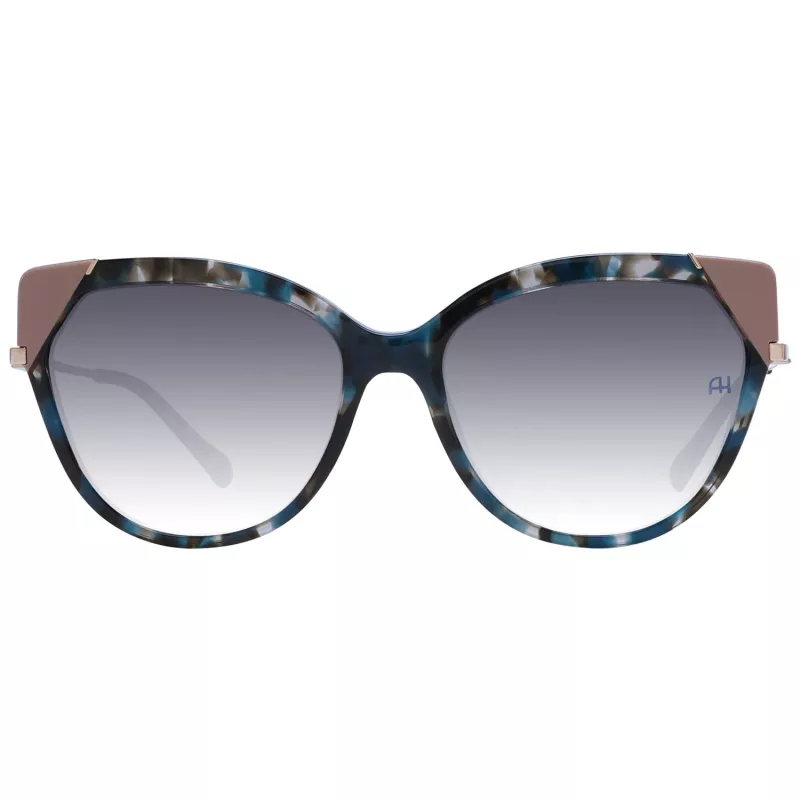 ANA HICKMANN Women's Sunglasses AH9339-56P02 Havana Square Frame Brown Gradient Lens 56/17/140 mm
