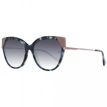 ANA HICKMANN Women's Sunglasses AH9339-56P02 Havana Square Frame Brown Gradient Lens 56/17/140 mm