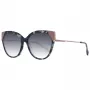 ANA HICKMANN Women's Sunglasses AH9339-56P02 Havana Square Frame Brown Gradient Lens 56/17/140 mm