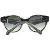 ANA HICKMANN Women's Sunglasses AH9345-51H01 Cat Eye Havana Acetate Frame Brown Gradient Lens UV400