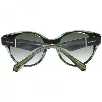 ANA HICKMANN Women's Sunglasses AH9345-51H01 Cat Eye Havana Acetate Frame Brown Gradient Lens UV400