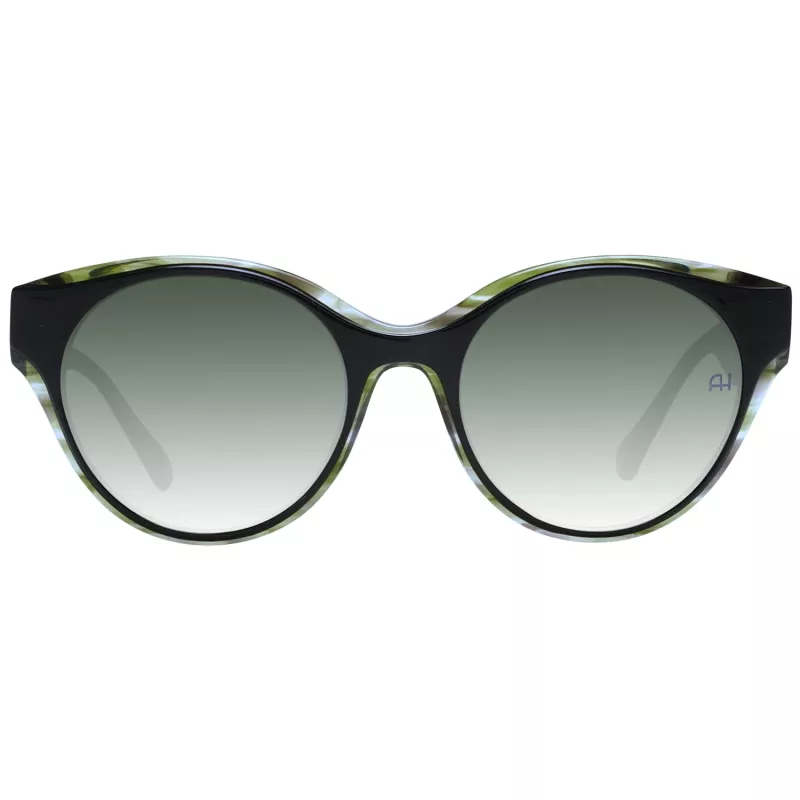 ANA HICKMANN Women's Sunglasses AH9345-51H01 Cat Eye Havana Acetate Frame Brown Gradient Lens UV400