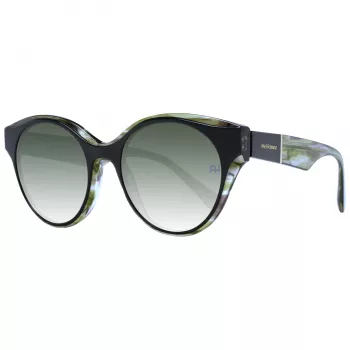 ANA HICKMANN Women's Sunglasses AH9345-51H01 Cat Eye Havana Acetate Frame Brown Gradient Lens UV400