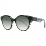 ANA HICKMANN Women's Sunglasses AH9345-51H01 Cat Eye Havana Acetate Frame Brown Gradient Lens UV400