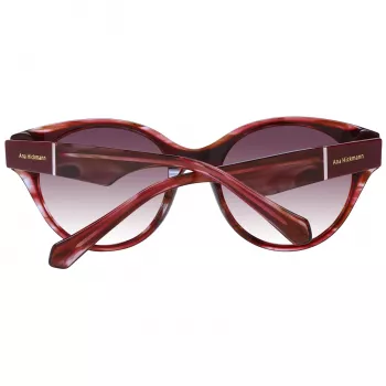 ANA HICKMANN Women's Sunglasses AH9345-51H03 Butterfly/Square Acetate Frame Brown Gradient Lens 53mm