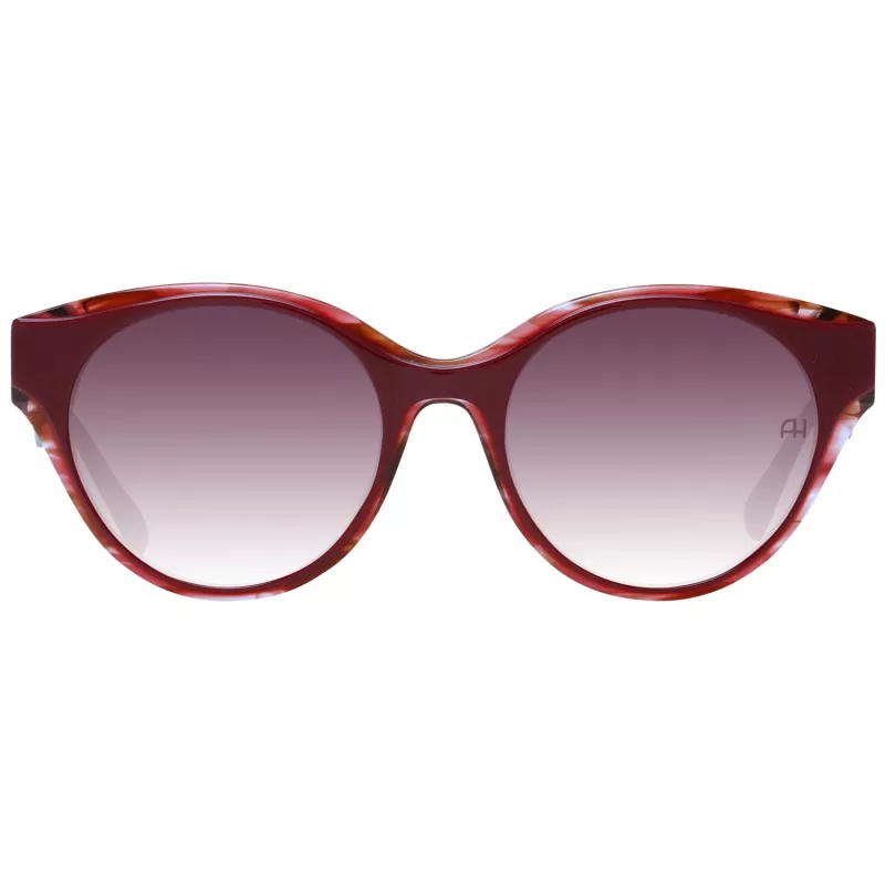 ANA HICKMANN Women's Sunglasses AH9345-51H03 Butterfly/Square Acetate Frame Brown Gradient Lens 53mm