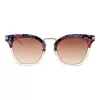 ANA HICKMANN Women's Sunglasses HI3037A-54H02 Havana Butterfly Frame Brown Gradient Lens 51/22/145 mm