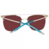ANA HICKMANN Women's Sunglasses HI3041-5004A Oversized Square Acetate Frame Gradient Grey Lenses UV400