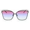 ANA HICKMANN Women's Sunglasses HI3049-6109B Havana Brown Acetate Square Frame Brown Gradient Lens 61/15/145 mm