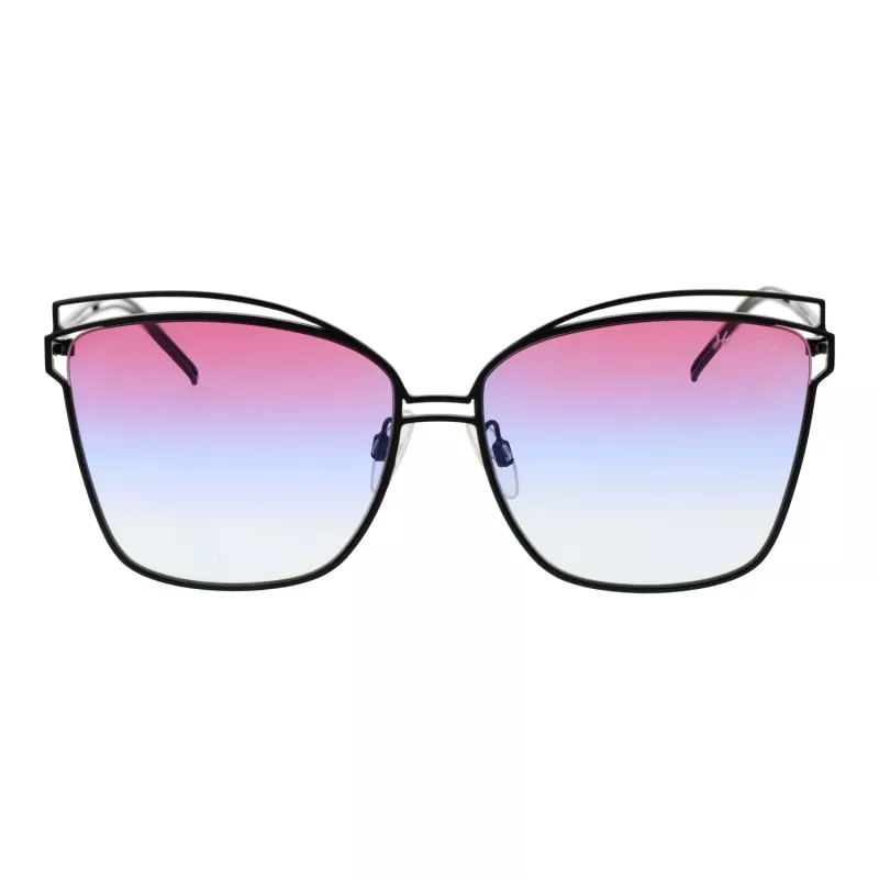 ANA HICKMANN Women's Sunglasses HI3049-6109B Havana Brown Acetate Square Frame Brown Gradient Lens 61/15/145 mm