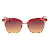 ANA HICKMANN Women's Sunglasses HI3051-53E01 Havana Acetate Brown Gradient 53mm