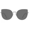 ANA HICKMANN Women's Sunglasses HI3063-5703A Butterfly Havana Tortoise Brown Gradient 57mm
