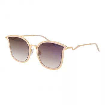 ANA HICKMANN Women's Sunglasses HI3065-5504A Havana Acetate Brown Gradient Lens 55/21/145 mm