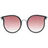 ANA HICKMANN Women's Sunglasses HI3066-5402A Gold/Brown Butterfly Metal Frame Brown Gradient Lens 54mm