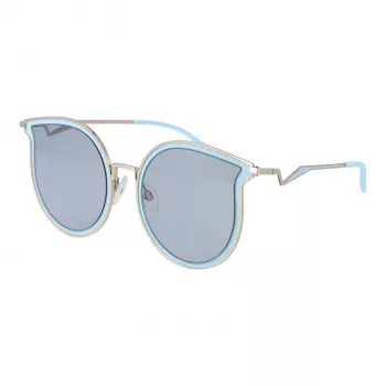 ANA HICKMANN Women's Sunglasses HI3066T-5403A Butterfly Havana Brown Acetate Frame Gradient Brown Lens 54mm