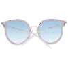 ANA HICKMANN Women's Sunglasses HI3066T-5405A Gold Metal Butterfly/Cat-Eye Brown Gradient UV400 54mm