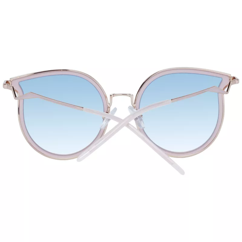 ANA HICKMANN Women's Sunglasses HI3066T-5405A Gold Metal Butterfly/Cat-Eye Brown Gradient UV400 54mm