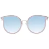 ANA HICKMANN Women's Sunglasses HI3066T-5405A Gold Metal Butterfly/Cat-Eye Brown Gradient UV400 54mm