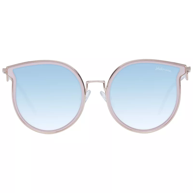 ANA HICKMANN Women's Sunglasses HI3066T-5405A Gold Metal Butterfly/Cat-Eye Brown Gradient UV400 54mm