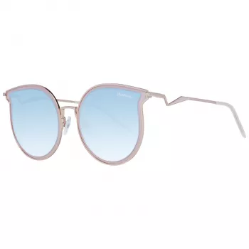 ANA HICKMANN Women's Sunglasses HI3066T-5405A Gold Metal Butterfly/Cat-Eye Brown Gradient UV400 54mm