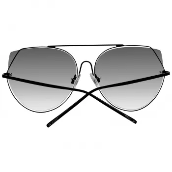 ANA HICKMANN Women's Sunglasses HI3068-5809AB - Brown/Gold Acetate/Metal Rectangular Frame, Gradient Brown Lenses, UV400 Protection