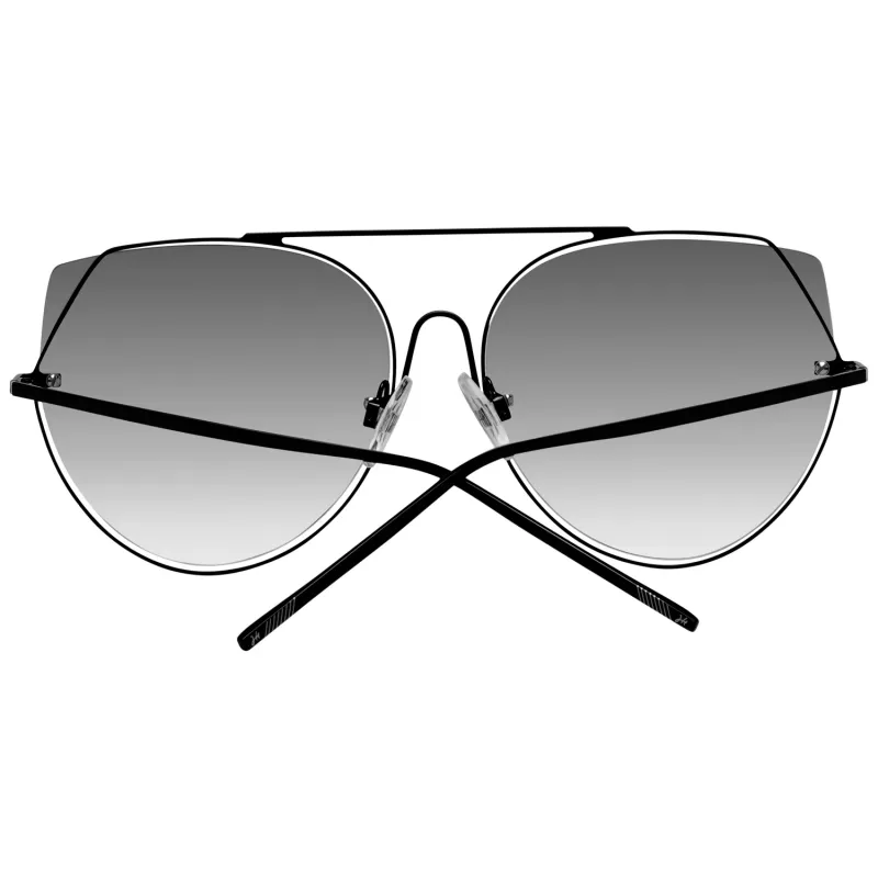 ANA HICKMANN Women's Sunglasses HI3068-5809AB - Brown/Gold Acetate/Metal Rectangular Frame, Gradient Brown Lenses, UV400 Protection