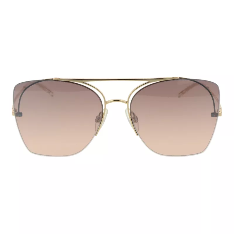 ANA HICKMANN Women's Sunglasses HI3075-5804D Havana Brown Acetate Rectangular UV400