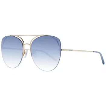 ANA HICKMANN Women's Sunglasses HI3076-5704F Brown/Gold Gradient 58mm