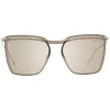 ANA HICKMANN Women's Sunglasses HI3081-13304B Butterfly Metal Frame Brown Gradient Lens UV400