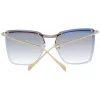 ANA HICKMANN Women's Sunglasses HI3081-13304C Havana Acetate Square Frame Brown Gradient Lens 55mm