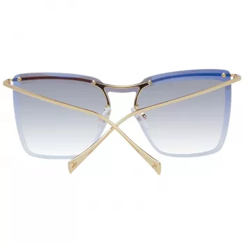 ANA HICKMANN Women's Sunglasses HI3081-13304C Havana Acetate Square Frame Brown Gradient Lens 55mm