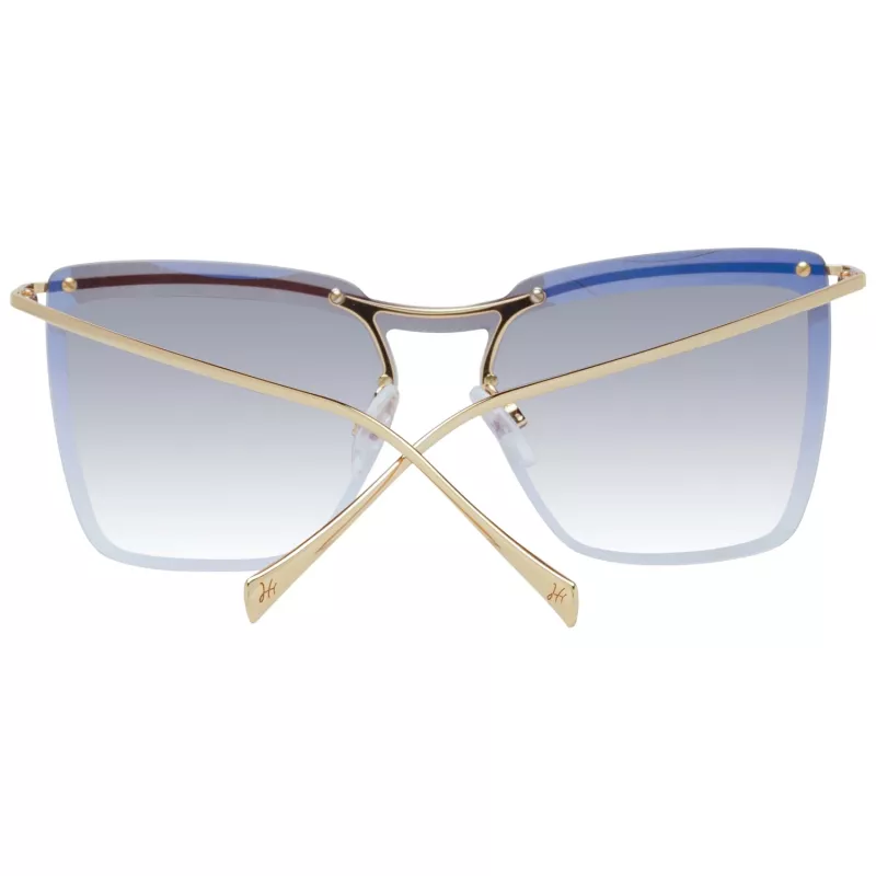 ANA HICKMANN Women's Sunglasses HI3081-13304C Havana Acetate Square Frame Brown Gradient Lens 55mm