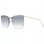 ANA HICKMANN Women's Sunglasses HI3081-13304C Havana Acetate Square Frame Brown Gradient Lens 55mm