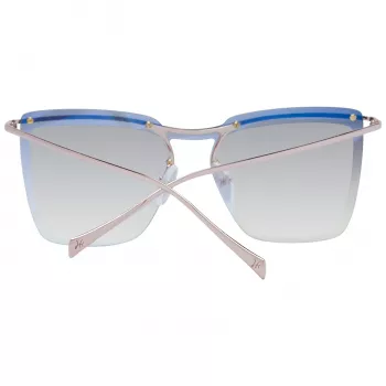 ANA HICKMANN Women's Sunglasses HI3081-13305A Butterfly Cat-Eye Brown Havana Acetate Frame Brown Gradient Lens UV400