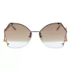 ANA HICKMANN Women's Sunglasses HI3094-6105A Havana/Brown Gradient 61mm