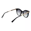 ANA HICKMANN Women's Sunglasses HI9063-4901S Gold/Brown Geometric Metal Frame with Brown Gradient Lenses 49/21/145 mm