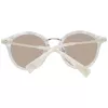 ANA HICKMANN Women's Sunglasses HI9066-49G21 - Havana Acetate Frame with Brown Gradient Polycarbonate Lenses, 49/21/145 mm