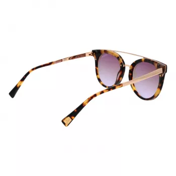 ANA HICKMANN Women's Sunglasses HI9080-62G21 Butterfly Oversized Gold Brown Gradient 62mm