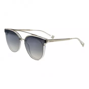 ANA HICKMANN Women's Sunglasses HI9080-62T04 Gold Butterfly Frame Brown Gradient Lens 56mm