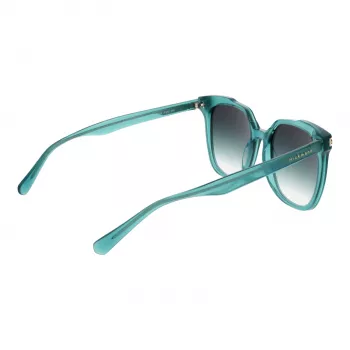 ANA HICKMANN Women's Sunglasses HIY9002-50T01 - Geometric Acetate Frame, Grey Polycarbonate Lenses, UV400 Protection, 50/18/135 mm