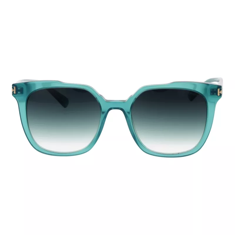 ANA HICKMANN Women's Sunglasses HIY9002-50T01 - Geometric Acetate Frame, Grey Polycarbonate Lenses, UV400 Protection, 50/18/135 mm