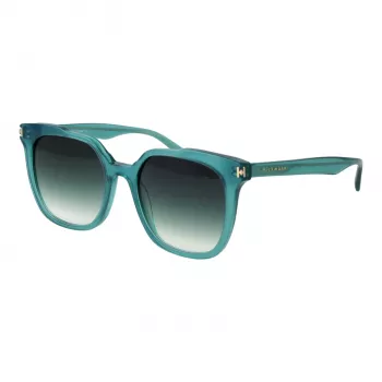 ANA HICKMANN Women's Sunglasses HIY9002-50T01 - Geometric Acetate Frame, Grey Polycarbonate Lenses, UV400 Protection, 50/18/135 mm