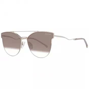 ANA HICKMANN Women Sunglasses HI3096E-6104B Butterfly/Cat Eye Brown Havana Acetate Frame Brown Gradient Lens UV400 61/17/145 mm