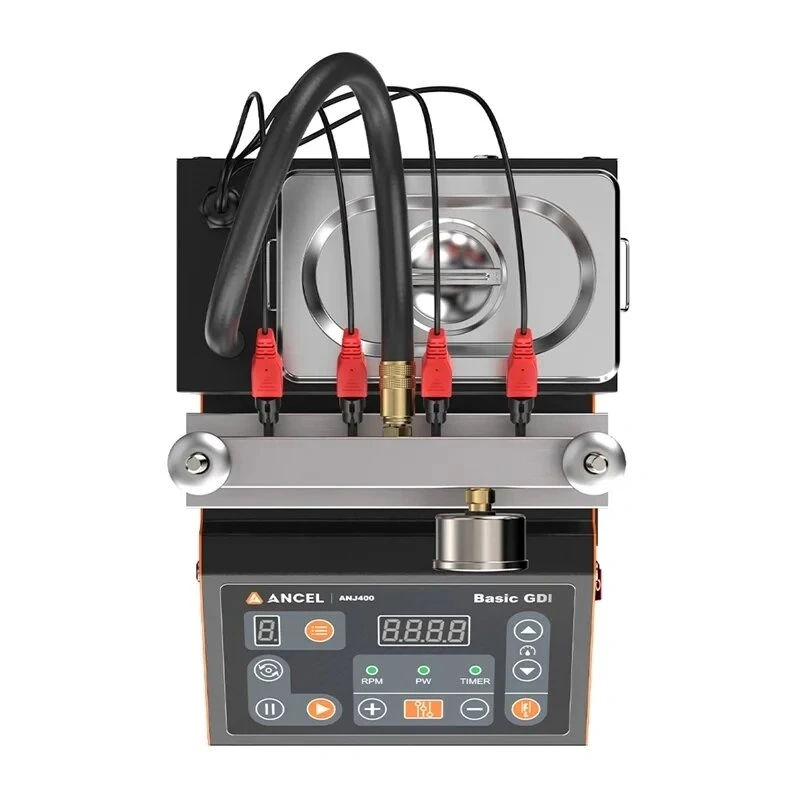 ANCEL ANJ400 Ultrasonic Fuel Injector Cleaner & Tester for 4 Cylinders