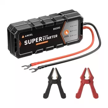 ANCEL BS200 2000A 16000mAh 12V Portable Car Jump Starter Power Bank with LED Flashlight